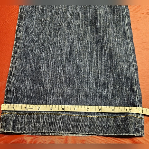 X2 Quality Denim Eva Full Leg Flare Low Rise sz10 E.U.C. - Picture 6 of 10